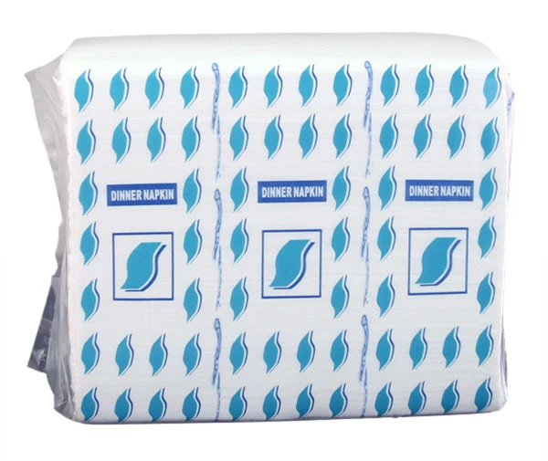 1-8-fold-15x17-white-dinner-napkin.jpg BarProducts.com 1/8 Fold 15"X17" White Dinner Napkins - Case Of 20 Packs BAR SUPPLIES