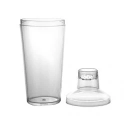 BarProducts.com 3-Piece Cocktail Shaker - Plastic - 16 Ounce Clearance