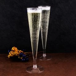 BarProducts.com 2 Piece Flute - 5 Ounce - 10 Count