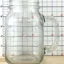 BarProducts.com BarConic® Glassware - Mason Jar Mug Glass - 20 Ounce - CASE OF 12