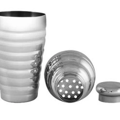 BarProducts.com Cocktail Shaker - 3 Piece Beehive - Stainless Steel W/ Size Options BAR TOOLS