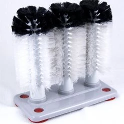 BarProducts.com Glass Washer - 3 Brush Super Savers
