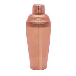 BarProducts.com BarConic® 3 Piece Copper Plated Shaker Deluxe Set - 24 Oz Master Mixology