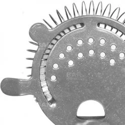 BarProducts.com BAR TOOLS BarConic® Four Prong Strainer – Silver Glitter