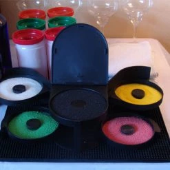 BarProducts.com BAR SUPPLIES BarConic® Salt / Glass Rimmer - Flower 5 Tier