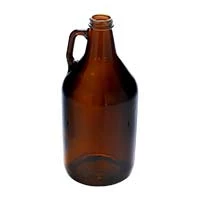 BarProducts.com Amber Glass Growler - 64 Oz. BAR SUPPLIES