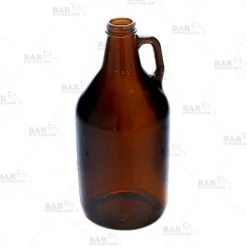 BarProducts.com Amber Glass Growler - 64 Oz. BAR SUPPLIES
