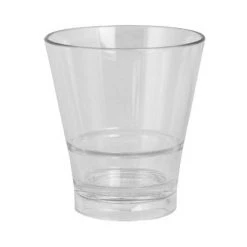 BarProducts.com BarConic® Drinkware - Clear Polycarbonate Rocks Cup - 8 Ounce BAR SUPPLIES