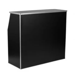 BarProducts.com Portable Bar - Black Laminate - 4 FT. SPECIAL COLLECTIONS