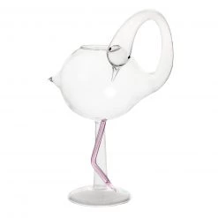 BarProducts.com SPECIAL COLLECTIONS BarConic® Tall Flamingo Cocktail Glass - 14 Ounce