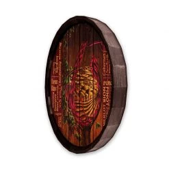 BarProducts Handcrafted Woodshop Made In The USA Vino Barrel Top Tavern Sign