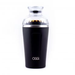 BarProducts.com SPECIAL COLLECTIONS Double Wall Vacuum Insulated Cocktail Shaker - Black - 17 Ounce