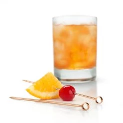 BarProducts.com Copper Plated Cocktail Picks - Pack Of 6