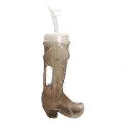 Bar Products Online Shop 21 BarProducts.com Plastic Smoke Cowboy Boot W/handle - 32 Oz SPECIAL COLLECTIONS
