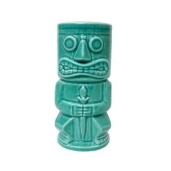 BarProducts.com BarConic® Tiki Drinkware - Teal Stone God - 15 Oz. SPECIAL COLLECTIONS