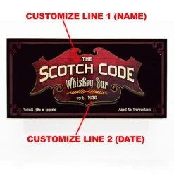 BarProducts Handcrafted Murphy WalBAR™ - CUSTOMIZABLE Whiskey Design SPECIAL COLLECTIONS