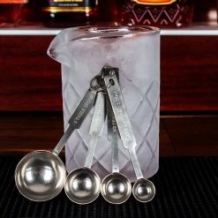 BarProducts.com BarConic® Stainless Steel 4pcs Measuring Spoon Set SPECIAL COLLECTIONS