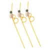 BarProducts.com BAR SUPPLIES Tropical Pineapple Straws - Set Of 3