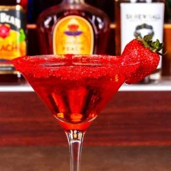 BarProducts.com SPECIAL COLLECTIONS Twang Rim Trim Strawberry Sugar - 4 Ounce