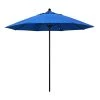 Bar Products SPECIAL COLLECTIONS California Umbrella 9' Pole Push Lift SUNBRELLA With Black Aluminum Pole - Color Options