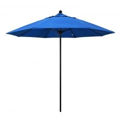 Bar Products SPECIAL COLLECTIONS California Umbrella 9' Pole Push Lift SUNBRELLA With Black Aluminum Pole - Color Options