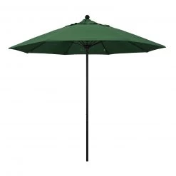 Bar Products SPECIAL COLLECTIONS California Umbrella 9' Pole Push Lift SUNBRELLA With Black Aluminum Pole - Color Options