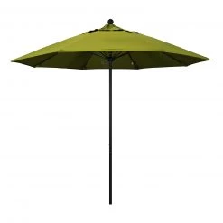 Bar Products SPECIAL COLLECTIONS California Umbrella 9' Pole Push Lift SUNBRELLA With Black Aluminum Pole - Color Options