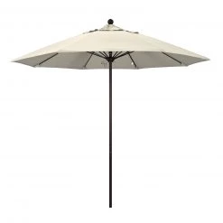 Bar Products SPECIAL COLLECTIONS California Umbrella 9' Pole Push Lift SUNBRELLA With Black Aluminum Pole - Color Options
