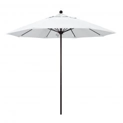 BarProducts.com California Umbrella 9' Pole Push Lift SUNBRELLA With Bronze Aluminum Pole - Color Options