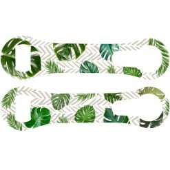 BarProducts.com V-Rod® Bottle Opener - Monstera Design