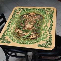 BarProducts.com Absinthe 24" X 30" Wooden Table Top - Two Types Available Featured Artists