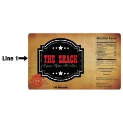 BarProducts.com ADD YOUR NAME - Rustic Style Custom Hot Sauce