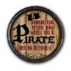 BarProducts.com BAR DECOR Custom Wood Barrel Top Sign – Pirate