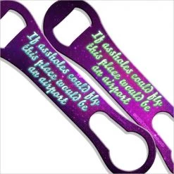 BarProducts.com "Flying A$$holes" Kolorcoat V-Rod® Bottle Opener