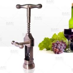 BarProducts.com Vintage Corkscrew With Handle - Antique Finish BAR TOOLS