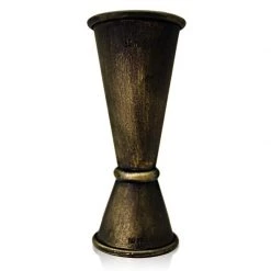 BarProducts.com BAR TOOLS BarConic® Antique Gold Japanese Jigger 25/50