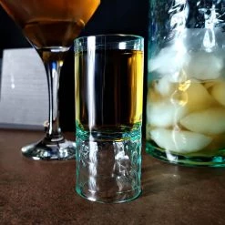 BarProducts.com Aqua Kaleidoscope Double Sided Jigger - 1 Oz. X 1.5 Oz. BAR TOOLS