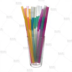BarProducts.com BAR SUPPLIES Assorted Flexible Straws - Pack Of 25