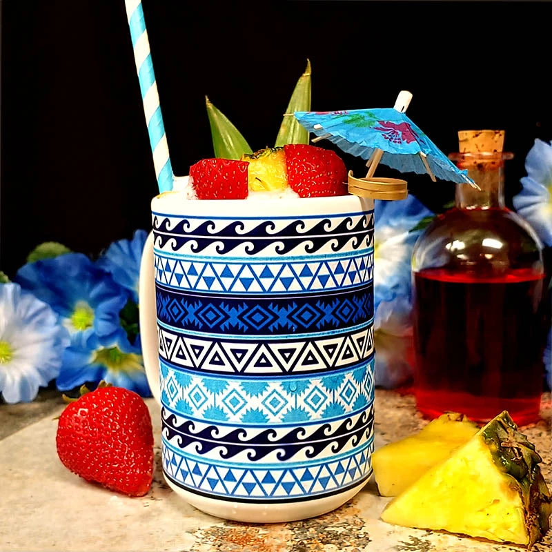 aztec-mug-bpc-5.jpg BarProducts.com Aztec Pattern Ceramic Mugs - Color Variants - 15 Oz