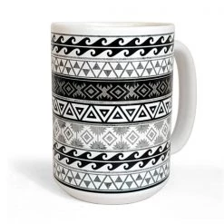 BarProducts.com Aztec Pattern Ceramic Mugs - Color Variants - 15 Oz 3 BarProducts.com Aztec Pattern Ceramic Mugs - Color Variants - 15 Oz