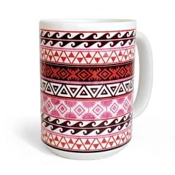 BarProducts.com Aztec Pattern Ceramic Mugs - Color Variants - 15 Oz 6 BarProducts.com Aztec Pattern Ceramic Mugs - Color Variants - 15 Oz