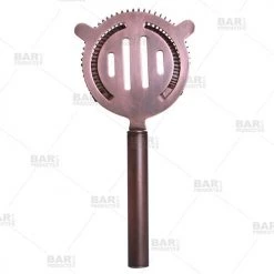 BarProducts.com BarConic® Copper Hawthorne Cocktail Strainer - Antique Finish