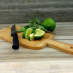 BarProducts.com Bamboo Cutting Paddle - Mini - W/Juice Border