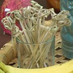 BarProducts.com BarConic® Bamboo Cocktail Picks - 4" - Pack Of 50 BAR SUPPLIES