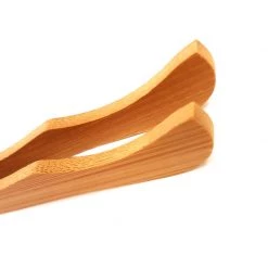 BarProducts.com SPECIAL COLLECTIONS BarConic® Bamboo Curved Tongs - 7 Inch