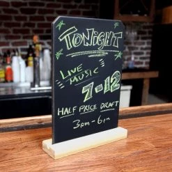 BarProducts Handcrafted Bar Top Chalkboard