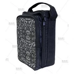BarProducts.com BAR TOOLS Bartender Tote Bag - Black And White Lace Design