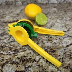 BarProducts.com BAR TOOLS BarConic® 2-in-1 Enameled Aluminum Citrus Squeezer