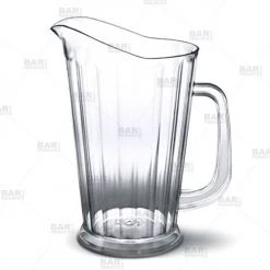 BarProducts.com BarConic® 60 Oz. SAN Plastic Clear Pitcher (Tapered) BAR SUPPLIES