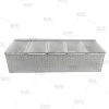 BarProducts.com BarConic® Hammered Stainless Steel Condiment Holder - 5 Pint BAR SUPPLIES